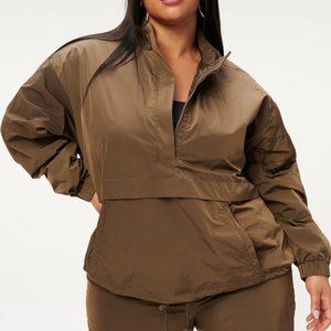*NWT* Good American Anorak Pull half zip size 4XL